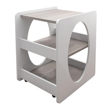 CARRELLO ROUND LARICE BIANCO