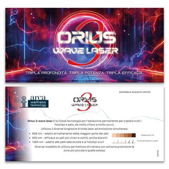 CARTOLINA ORIUS 3-WAVE LASER