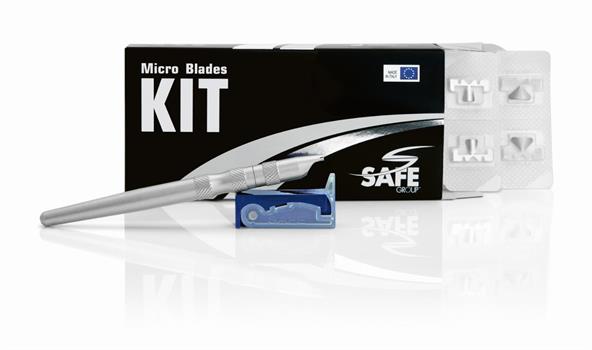 SET LAME SAFE KIT MANICO 2-3