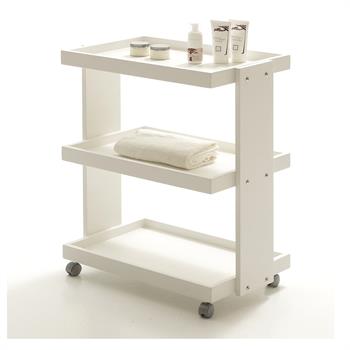 CARRELLO OBORO LACCATO BIANCO